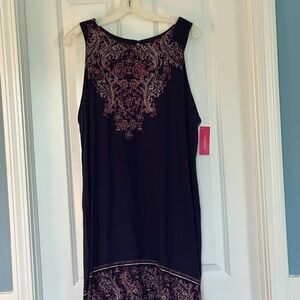 NWT Women’s Navy Blue Sleeveless Shift Dress XXL